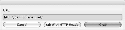 Using the 'default answer' option on Mac OS X 10.3 with three buttons.