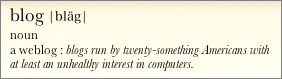 Screenshot of text rendered in the Dictionary widget.